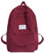 MilyaDE Cord Schulrucksack Reisen Causal Rucksackhandtsche Tagesrucksack Büchertasche Laptoptasche für Damen Mädchen Teenager, Rot