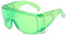 Gafas de seguridad antiarañazos, gafas protectoras transparentes y tintadas, accesorios de protección ocular para el trabajo (verde)