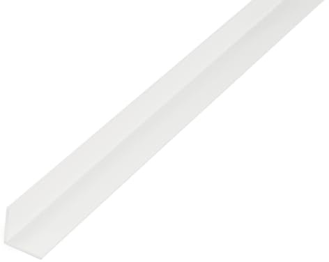 Alberts 478971 Eco Perfil angular | PVC-U, blanco, 1000 x 30 x 30 mm