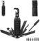 HONZIN Multitools 10 in 1 Pocket Multitool with Wrench, Can Opener, Bottle Opener, Saw, Screwdriver Set, Whistle, Fire Starter, Foldable Multi-Tool for Outdoor, Camping, Hiking, Repair, Gifts for Men