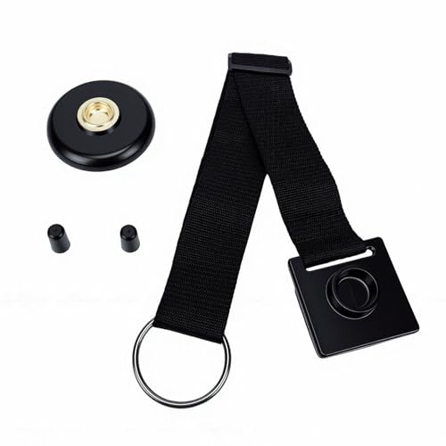 VGEBY Cello Anti-Slip Kit Oxford-tyg ABS-gummi Cello Endpin-hållare med Justerbar Axelrem 20,08 Till 33,46 Tum och 2 Gummispetsar för Träningsprestanda