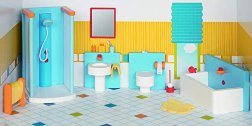 goki 51541 Puppenmöbel Badezimmer