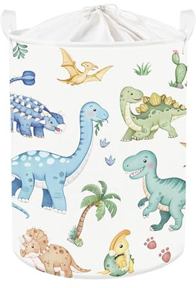 Clastyle Cestos Almacenaje Boho Dinosaurio Cajas de Almacenaje Padres Ropa para Juguete Ropa Cesta Ropa Sucia para Baño, Pterosaurio, 36x45 cm