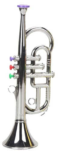 Tromba musicale simulata - simulato di strumento musicale a fiato, strumento didattico per l'apprendimento di strumenti musicali a tromba, incoraggia la partecipazione attiva per il compleanno d