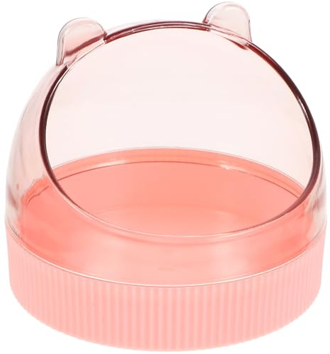 DIYEAH Bol Compact pour Hamster et Chinchilla Suspendu, Bol Alimentaire Transparent en Plastique, Taille Petite, Adapté pour Cage de Petits Animaux, Cochon d'Inde et Rongeurs Domestiques