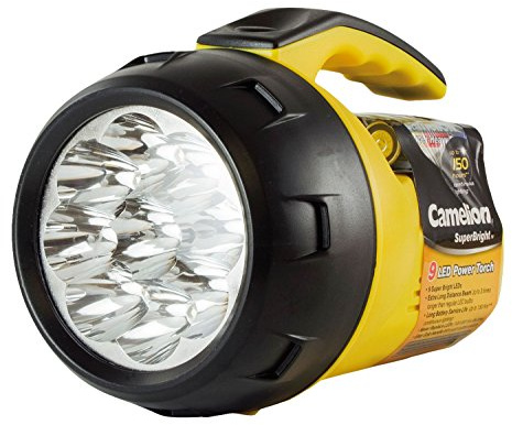 Camelion LED Handscheinwerfer, Gelb, 9 LED SuperBright