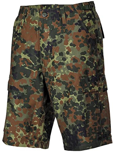 MFH Herren US BDU Bermuda Kurze Hose Flecktarn Größe L