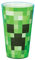 Minecraft Creeper Glasbecher - Offiziell lizenziertes Trinkgeschirr für kalte Getränke, Geschenk für Gamer, 400 ml (14 fl oz), Green