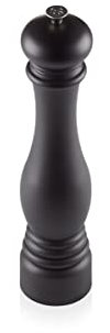 Le Creuset Classic Salzmühle, Groß, Robuster ABS-Kunststoff, Korrosionsbeständig, 518 g, Schwarz matt, 96002800000000