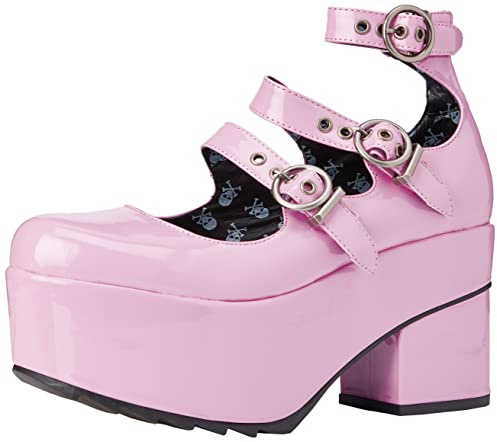 LAMODA Femme Run The World Mary Jane, Rose Brevet, 39 EU