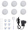 Lightsjoy Eclairage LED Cuisine Sous Meuble 6 Er Lampe De Placard Led Lumière Cuisine Sous Meuble Lumière Armoire Vitrine Spot Cuisine Pour Cabinet Penderie Entrée Couloir Toilette Blanc Chaud