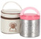 KENTROON Stainless Steel Bento Box Food Carrier Insulated Lunch Container Thermal Insulating food Jar High Capacity 630ml Portable Heat Preservation Vacuum Bento(Pink)