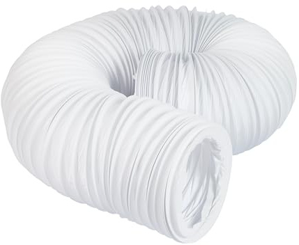 Airflow 9041555R 150mm X 1M PVC Flexi Duct Flexible Hose, White