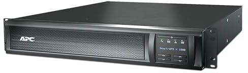 APC Smart-UPS SMX - SMX1500RMI2U - Uninterruptible Power Supply 1500VA (Rack/Tower, extended runtime model, Line Interactive, AVR, LCD Panel, 8 Outlets IEC-C13, Shutdown Software)