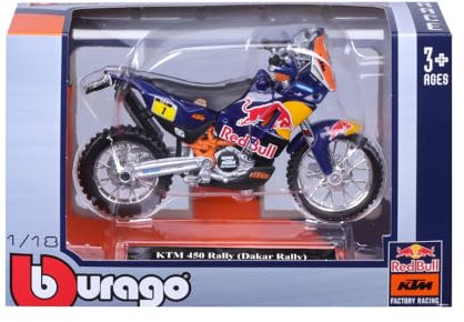 Bburago Maisto France 51070 Moto KTM RedBull - Echelle 1/18 - Modèle Aléatoire B18-51072, Trié