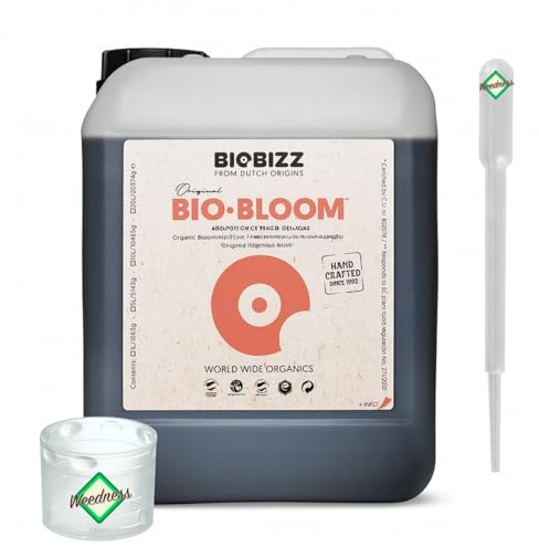 BioBizz gödselmedel Bio Bloom 5 liter - naturligt gödselmedel Bio NPK Odla ekologiska växter Vätska utomhus inomhusodling