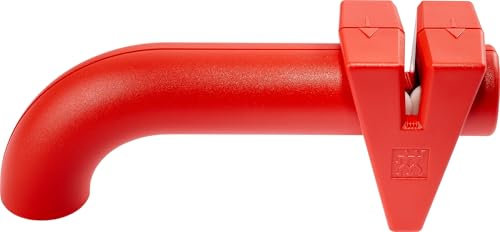 ZWILLING Twinsharp Knife Sharpener, Red