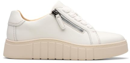 Clarks Mykah Joy Womens off White Lea, 6.5