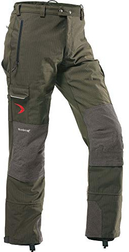 Pfanner® Gladiator Hose Outdoorhose Herren Funktionshose extrem widerstandsfähig Kevlar® verstärkt Cocona® Funktionsfutter reissfest atmungsaktiv, Farbe:Oliv, Größe:L