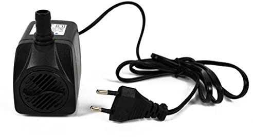 Magie di Natale Pompa sommersa ricircolo acqua, motorino per cascata e fontana del presepe flusso regolabile (12 W)