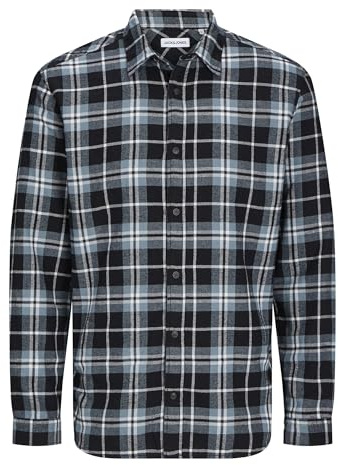 JACK & JONES Camisa de Franela para Hombre Jjjoshua, Goblin Blue, M