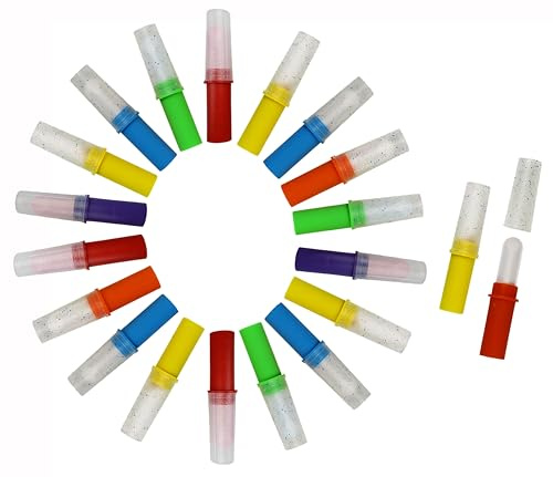 CAPTAIN PLAY Candy Lipstick, 20 Süßwaren Lippenstift einzeln verpackt im Sparpack