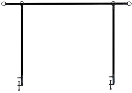 Barra Decorativa De Mesa, Ajustable Metal Sobre Decoración Colgante De La Barra De La Barra Del Riel Con Abrazadera Para Cumpleaños, Boda, Navidad, Aniversario