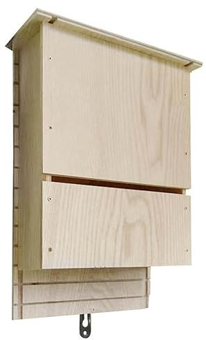 berjalan Grande maison pour chauve-souris, grande boîte en bois, résistante aux intempéries, non traitée, maison de chauve-souris, abri de jardin, pièces de rechange A