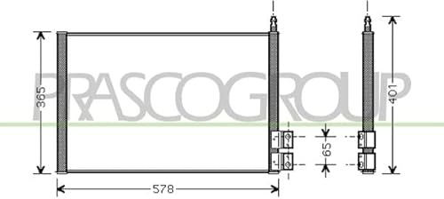 PRASCO Condensatore, Climatizzatore FD340C001