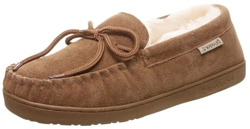 BEARPAW Men's Moc II Wide Hickory Size 9 | Men's Slipper | Men's Shoe | Comfortable & Lightweight