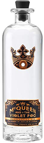 McQueen and the Violet Fog Gin - Premium Brazilian Gin - 70 cl 40% ABV single bottle (0.7 Litre)