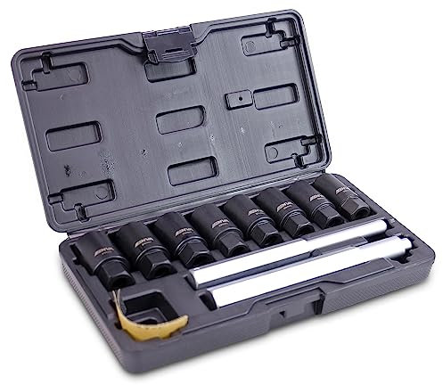 ENVA Felgenschloss Demontage Satz 10TLG. Universalschlüssel für professionelle Felgenschloss Entfernung Felgenschloss Knacker