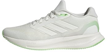 adidas Runfalcon 5 Running Shoes Chaussures de Course Femme, Blanc Cassé Blanc Cassé Citron Vert Éclaté, 40 EU