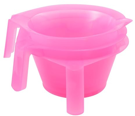 Alipis 3 pezzi Ciotola per Tinta Capelli Rosa da Accessorio Professionale Parrucchieri Resistente e Lavabile per Miscelare Tinture Te e Uso in Salone