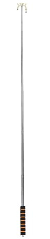 DOITOOL Pont de Queue de Billard Télescopique en Acier Inoxydable, 1 Pièce Tête de Pont Amovible à Fourche Haute, Accessoire Portable Orange pour Tables de Billard et Snooker, pour