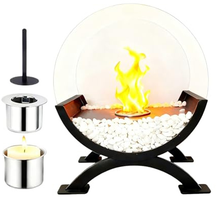 Kixolazr Braciere,Caminetto Riutilizzabile Portatile E Smontabile,Braciere Da Tavolo - per Giardino Prato Interno Esterno Comodino Balcone Camera da Picnic Soggiorno