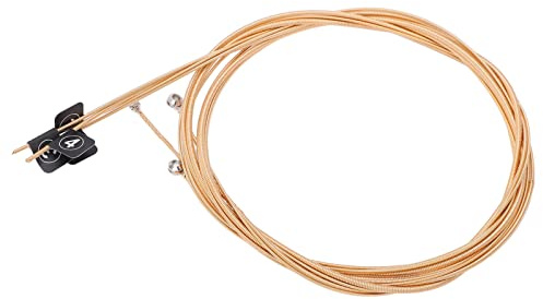 Bass String Set Metal, 4Pcs G D A E Replacement Strings for Instrument - Durable Material, Easy Installation, Warm Balanced Tones for Bass Players