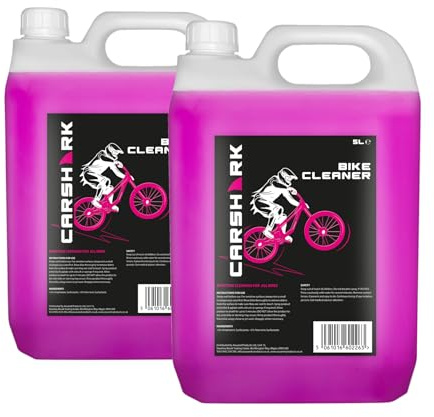 CARSHARK Bike Cleaner 2 x 5 Litre, Suitable for All Types of Bikes
