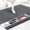 Muddy Mat® AS-SEEN-ON-TV Highly Absorbent Microfiber Door Mat and Pet Rug, Non Slip Thick Washable Area and Bath Mat Soft Chenille for Kitchen Bathroom Bedroom Indoor and Outdoor - Grey XXL 60X48
