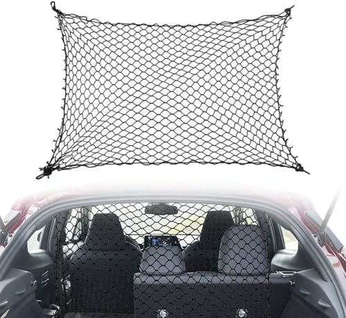 Barrière pour Chien Voiture | Sécurité Clôture Filet Arrière Véhicule Accessoires,Grille Auto pour Siège Arrière,pour SUV Berline Coffre Zone Bagages Voyage Route Conducteur Hommes