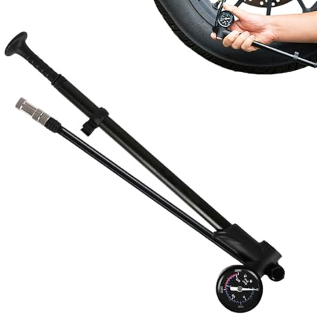 Bomba De Suspensión Digital | Alta Presión 300 PSI (20.7 Bar) Portátil | Bomba para Amortiguadores con Manómetro Digital para Ciclismo - para Ciclismo Montañismo Viaje por Carretera Motocross y