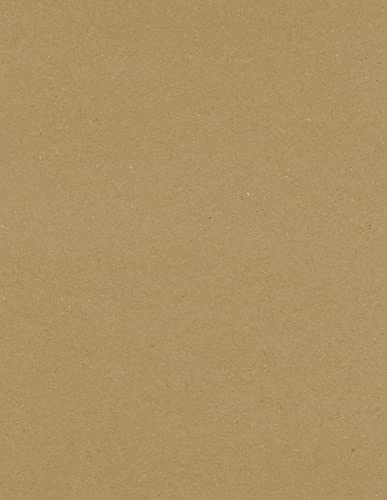 LUXPaper 8.5 x 11 Paper | Letter Size | Grocery Bag Brown | 70lb. Text | 50 Qty