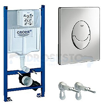 Grohe Rapid SL - Módulo para Jarrón Suspendido (Ref. 38745001), Plateado