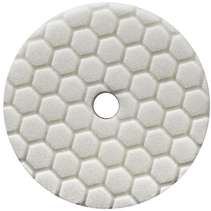 Chemical Guys Hexagonal Logic Quantum – Almohadilla para Pulido 5.5 Inch (140 mm) Anti Holograma Blanco Pulido Pad
