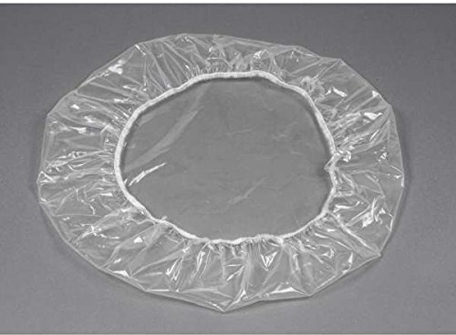 BayTec 55 Gallon Barrel Drum Shower Cap Covers, Clear, 4 mil - Food Grade, Economy