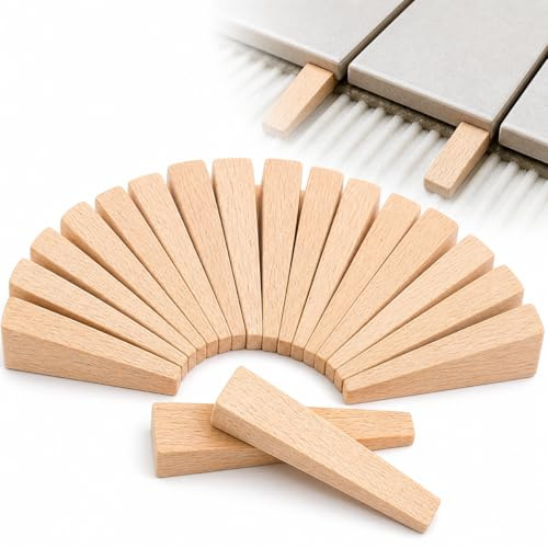 Shieldup Beech Wood Tile Wedges - Pack of 50