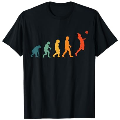Pallavolo Evoluzione retrò Beach Volley Volleyball Evolution Maglietta
