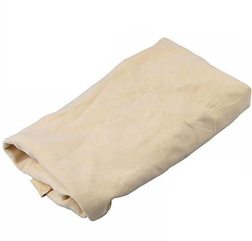 Auto-Reinigungstuch, 40 x 30 cm, natürliches Auto-Trocknungstuch aus Fensterleder zum Trocknen von Autos, Autowäsche, Shammy Tuch