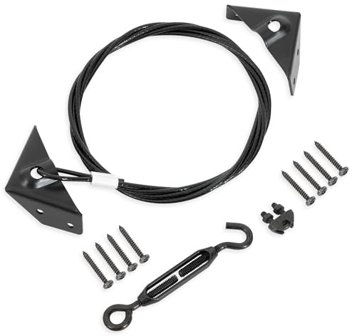 JIAHOO Anti Sag Gate Kit for Wooden Fence, Anti-Sag Gate Support Cable Kit