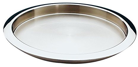 APS 1336 Edelstahl-Behälter mit gerolltem und glänzend poliertem Rand, Ø 35 x 3 cm
